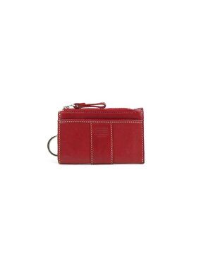 Coach Red Leatherware Mini Skinny Case